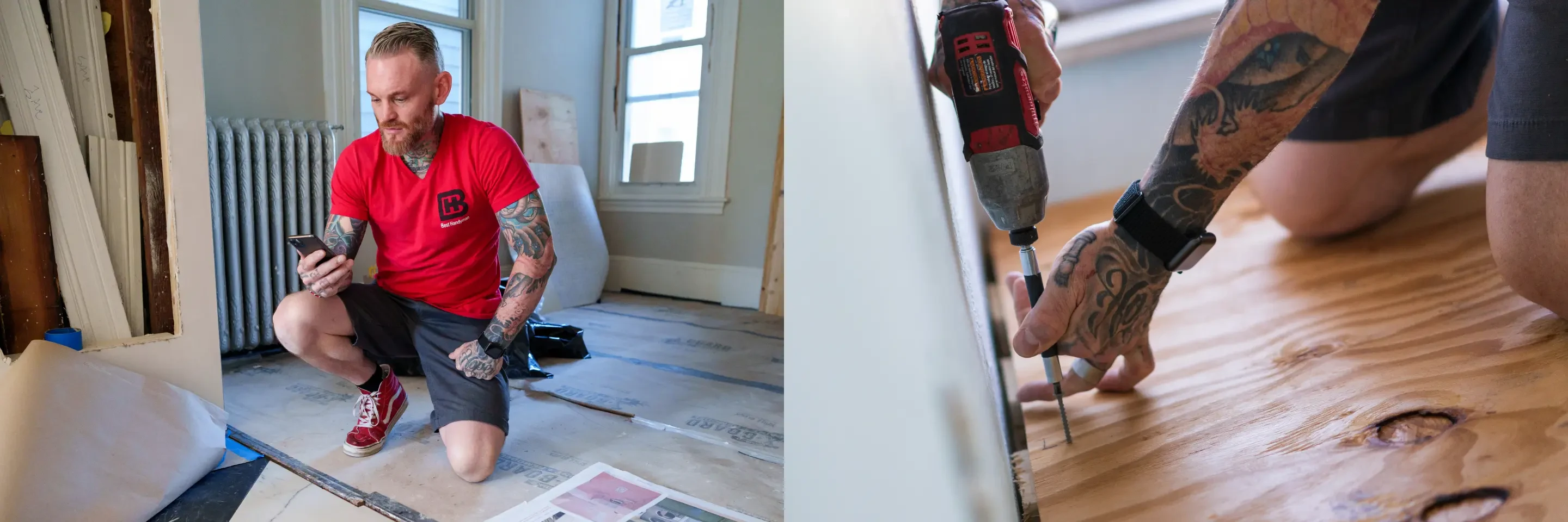 Image of Ryaan Tuttle performing Handyman tasks