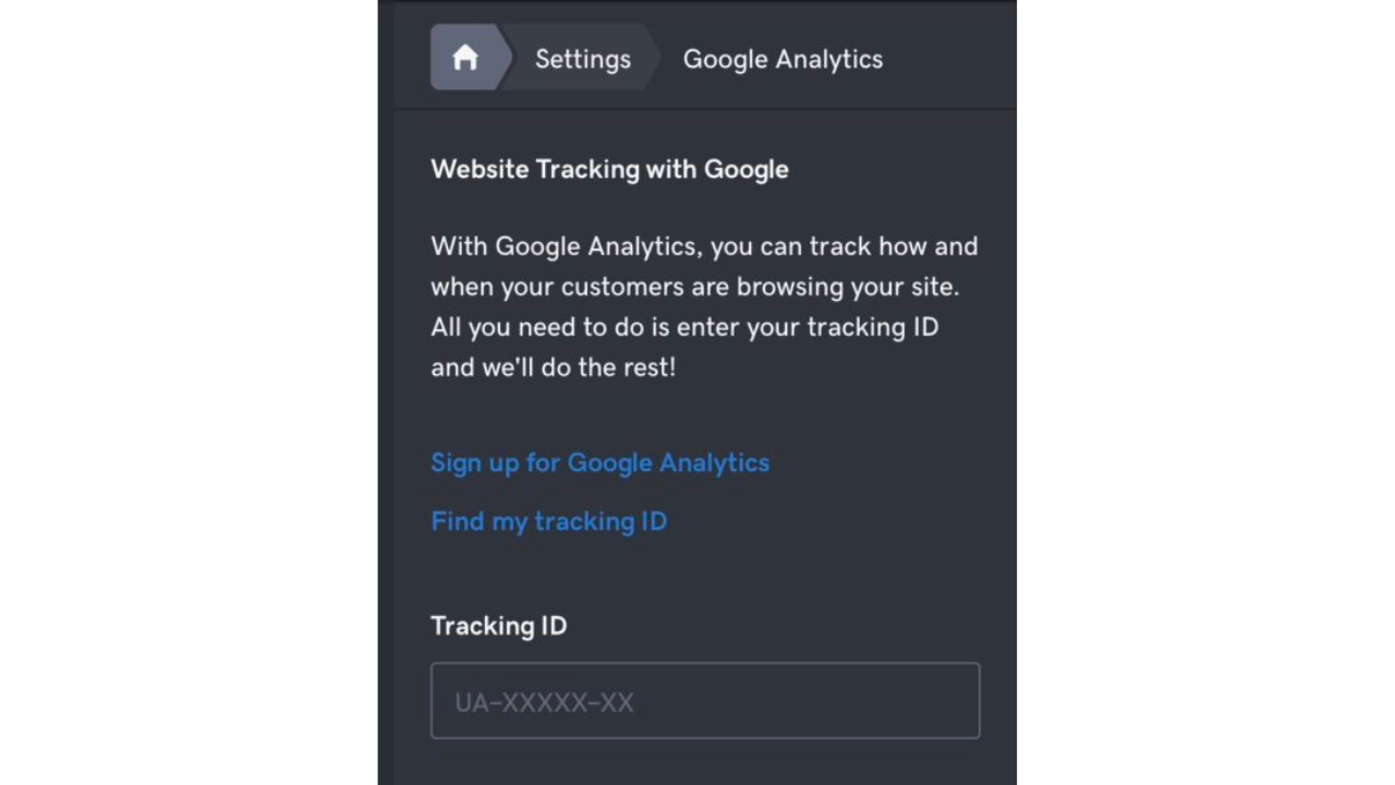 godaddy with google analytics