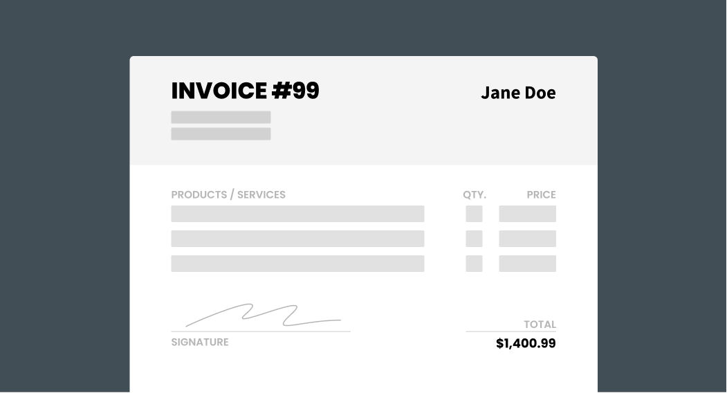 invoice template