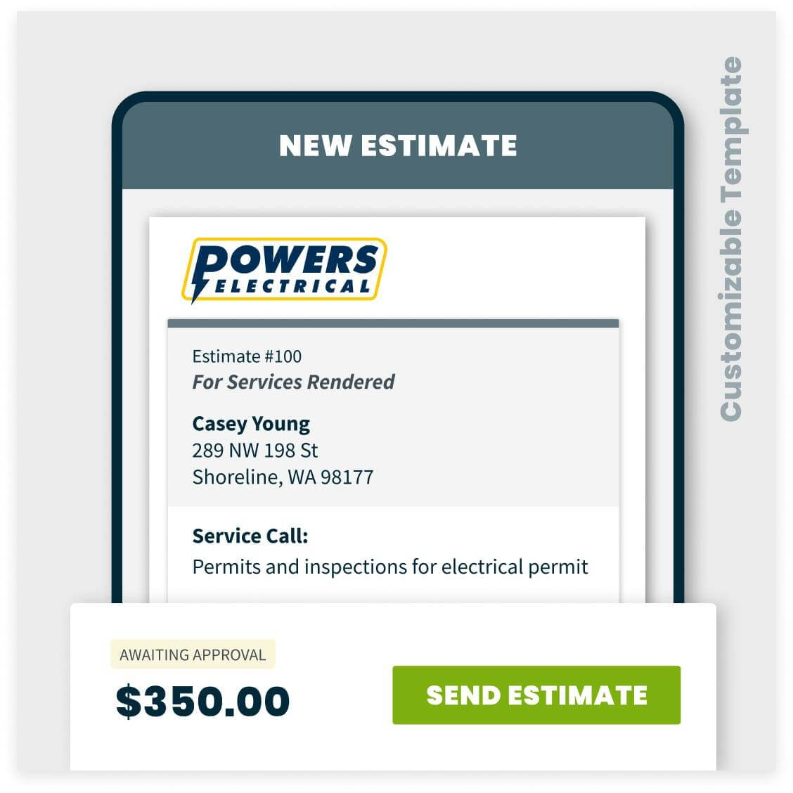 electrical estimate template sample