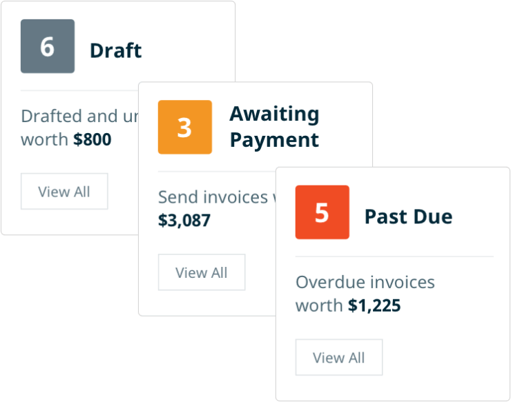 Image of invoice payment tracking in Jobber