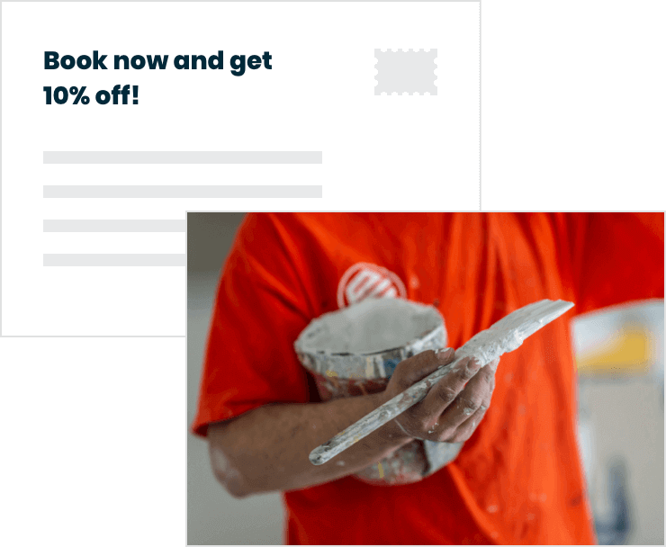 Image of postcard marketing for handymen