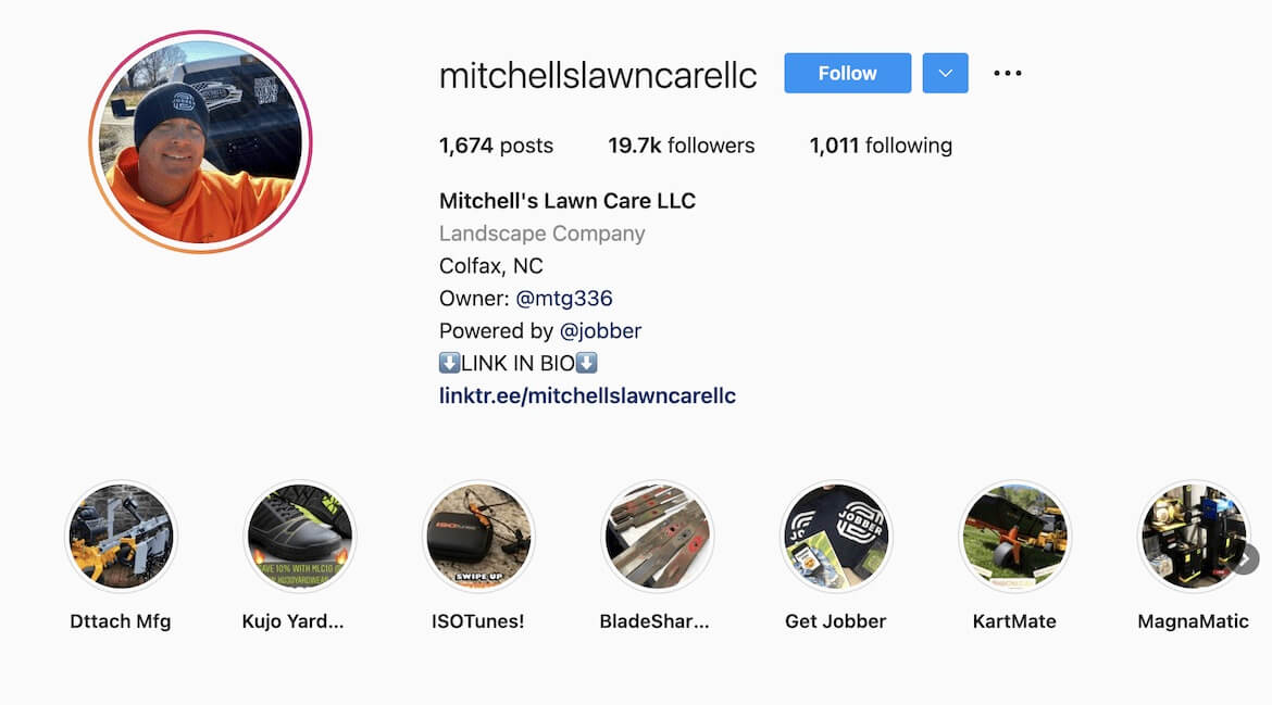 Mitchells Lawn Care on Instagram