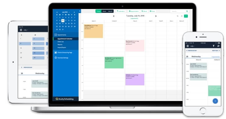 Acuity Scheduling scheduling software preview